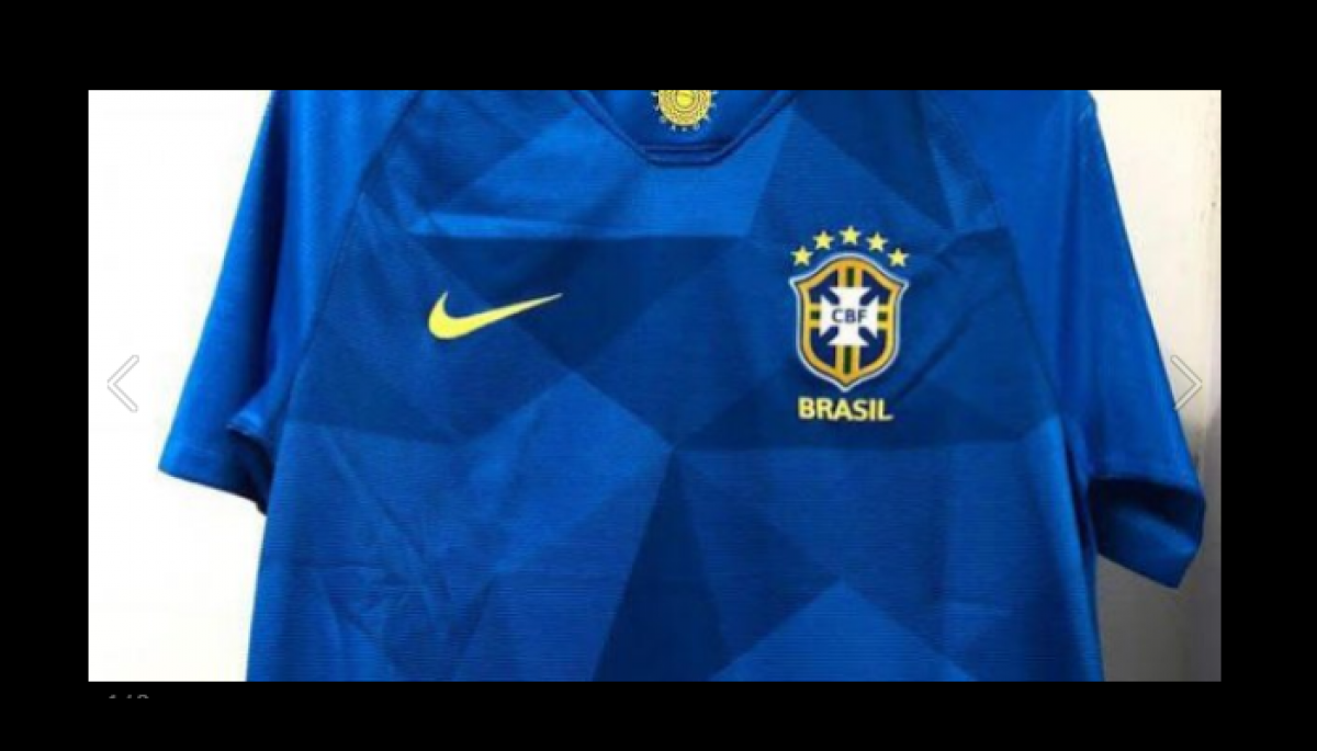 Nike Brasil Jersey de visitante para la Copa Mundial 2018