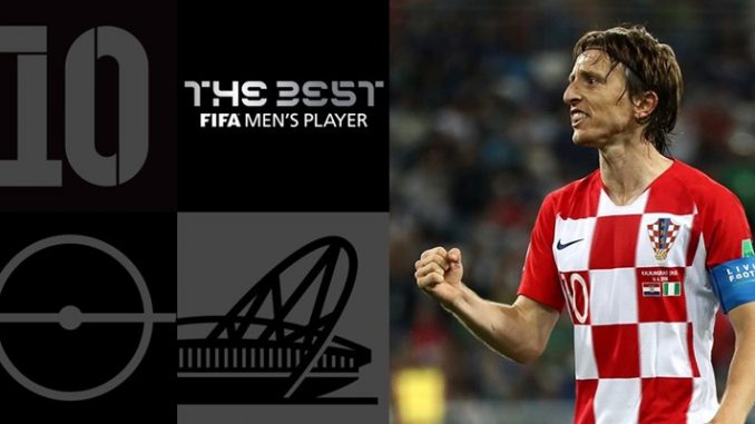 Modric é eleito o melhor jogador do mundo pela Fifa