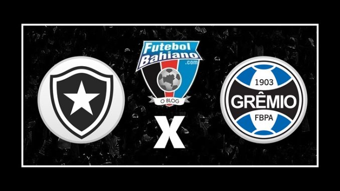 Botafogo x Grêmio: onde assistir ao vivo e horário