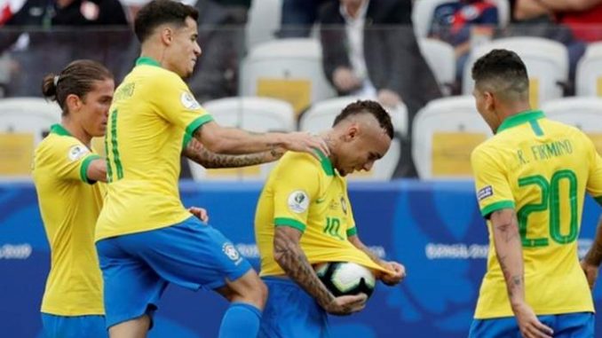 Confira todos os gols do jogo Brasil 5 x 0 Peru pela Copa América