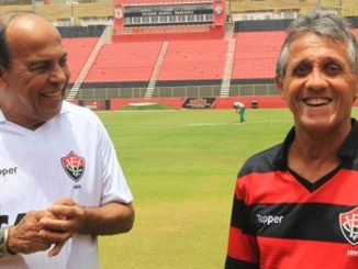 André Catimba e Onis - ex-jogadores do Vitória