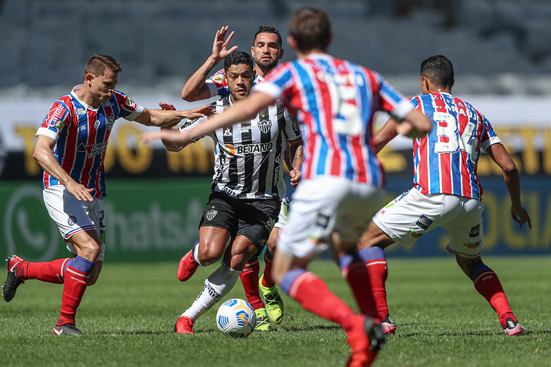 Dentro de casa, o Atlético-MG exerceu a soberania até então. Foram 15 vitórias de 25 jogos disputados. O Bahia venceu apenas cinco partidas