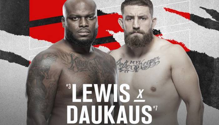 Onde assistir UFC Vegas 45 Ao Vivo: Derrick Lewis x Chris Daukaus 