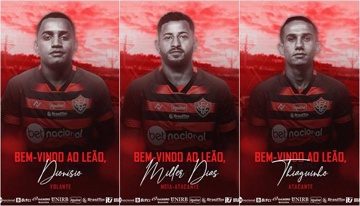 Vitória Anuncia Contratação De Trio Campeão Baiano Pelo Atlético De Alagoinhas 