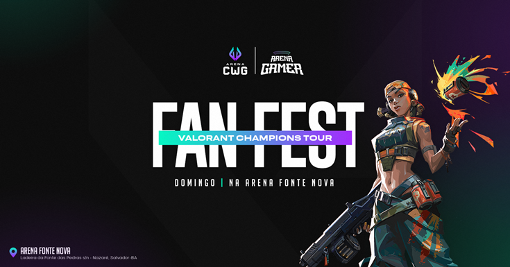 Primeira edição da FanFest Valorant Champions Tour será na Arena Fonte Nova