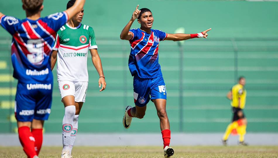 Promessa do Bahia, atacante Guilherme comemora título do Baiano Sub-17 e planeja passos para o futuro