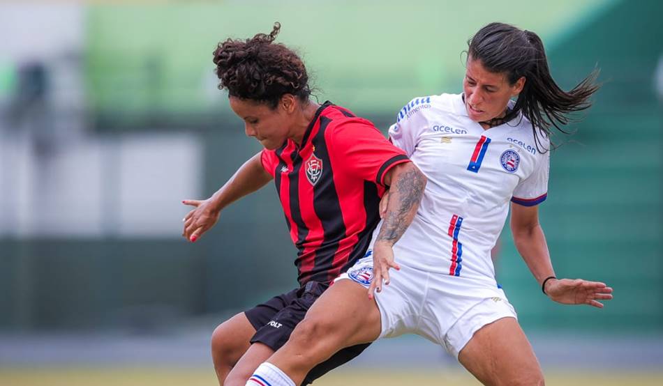 Bahia vence o Vitória no jogo de ida da final do Baiano Feminino