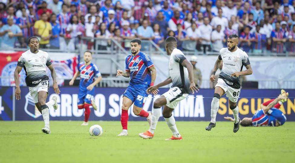 Bahia visita o Corinthians em jogo valendo vaga na Pré-Libertadores