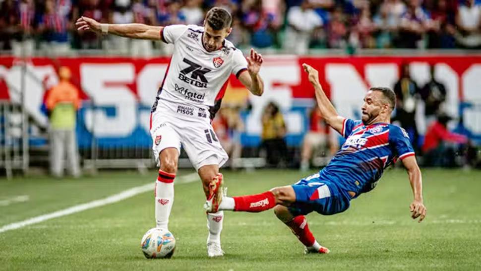 Melhores momentos de Bahia 2 x 0 Vitória pela final do Baianão 2025