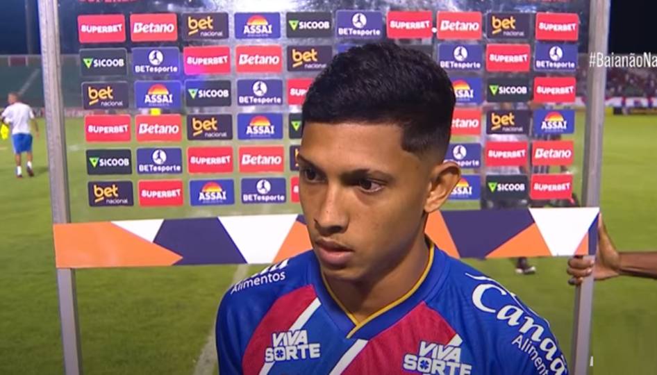 “Muito feliz pelo momento que estou vivendo no Bahia”, diz Pulga