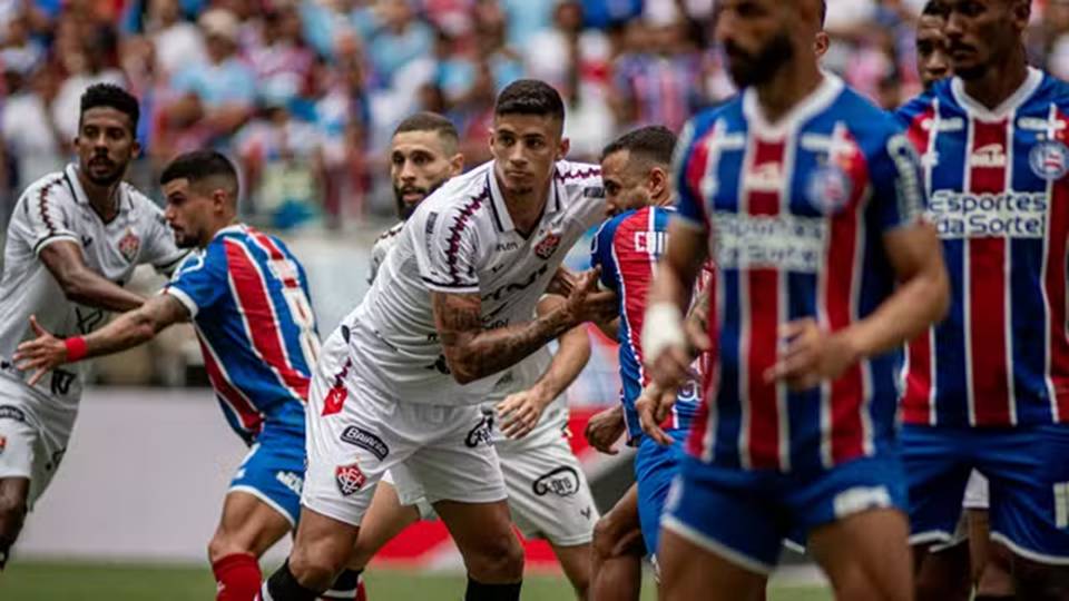 Vitória tenta quebrar tabu contra o Bahia na Arena Fonte Nova